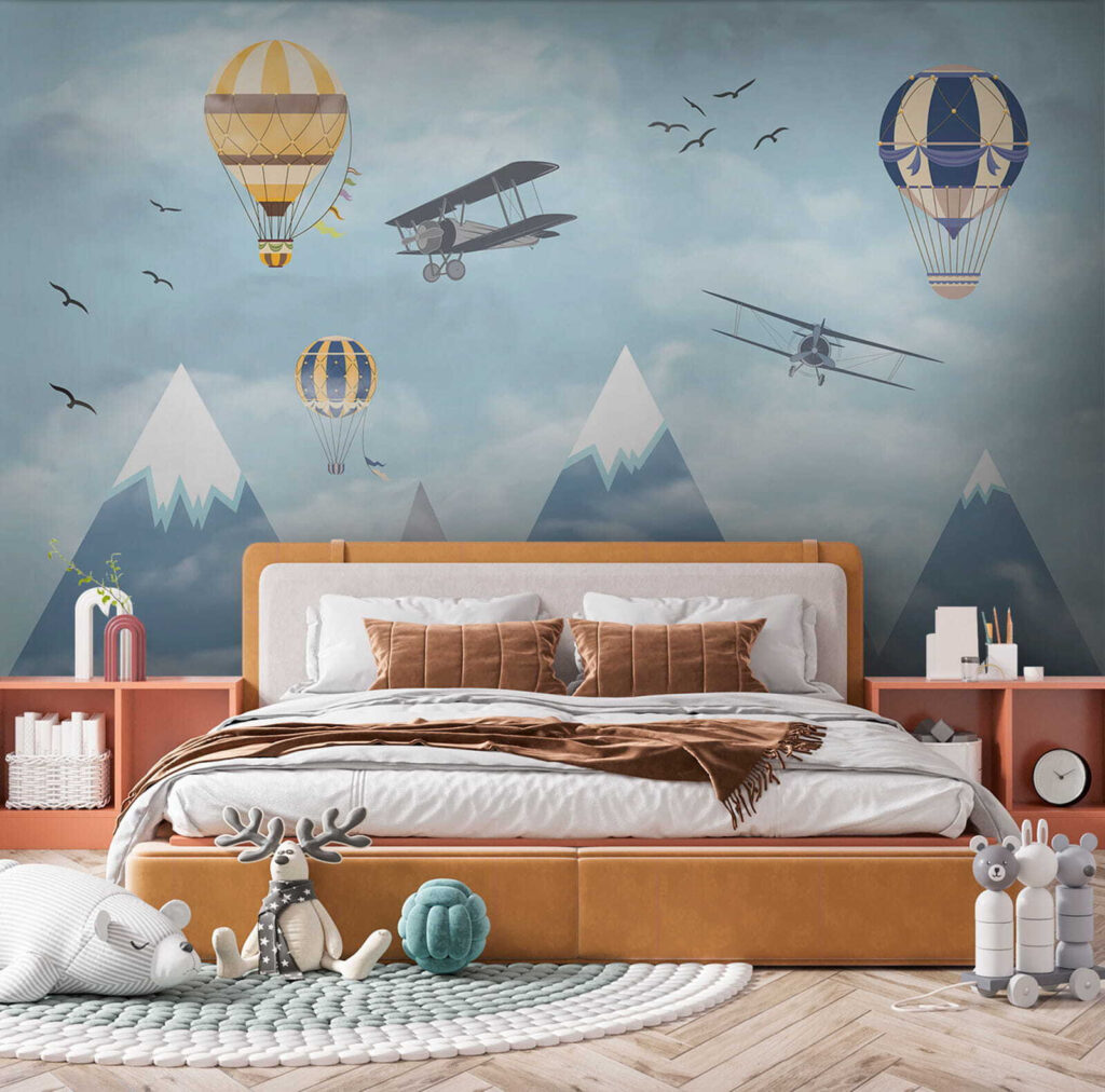 Group of airplanes flying in the sky Group of airplanes flying in the sky