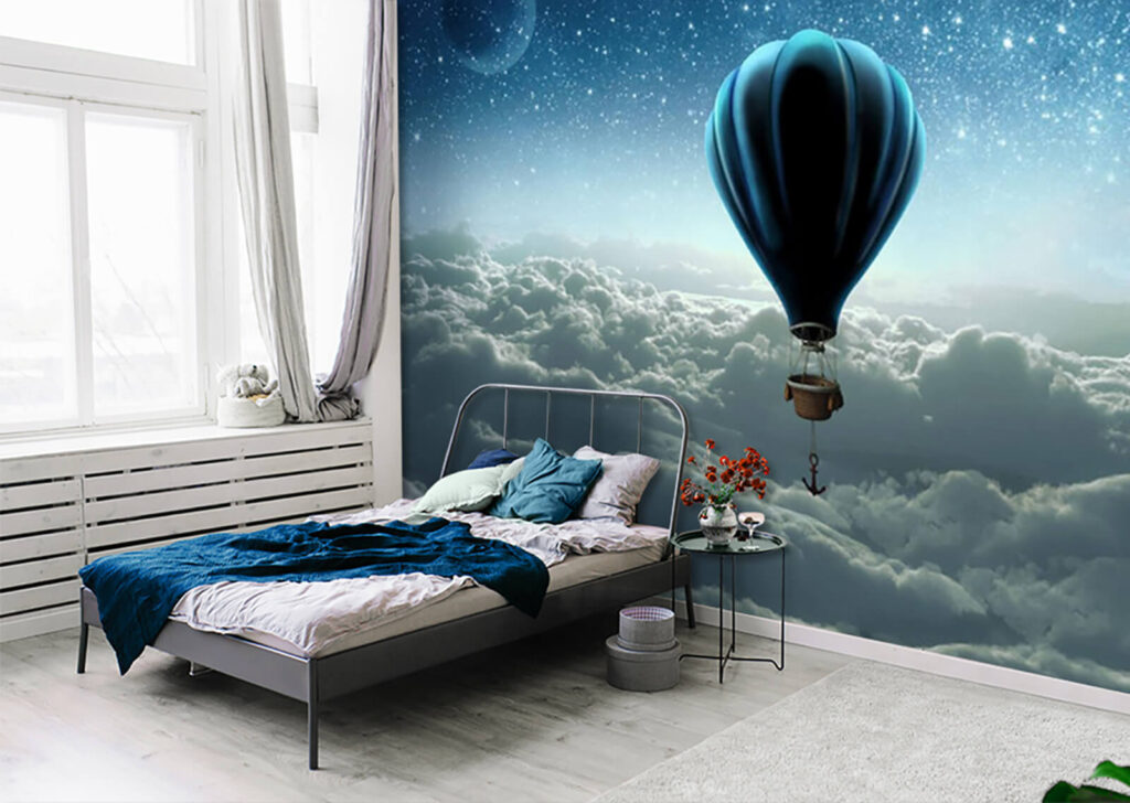 Hot air balloon in the sky Hot air balloon in the sky