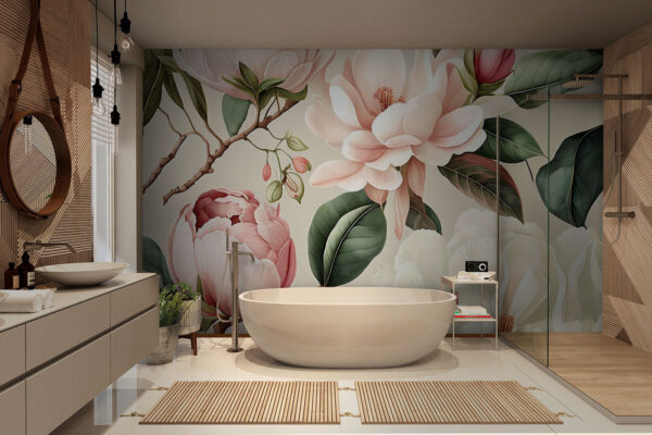 Elegant flowers in soft pastel colors Elegant flowers in soft pastel colors