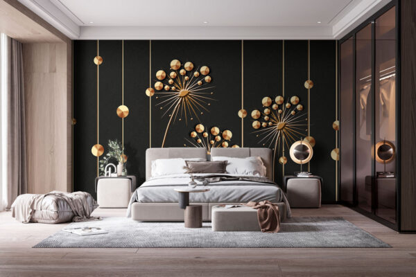 Elegáns virágos design sötét tónusokban Elegáns virágos design sötét tónusokban