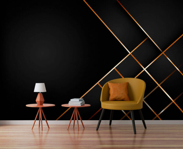 Fotótapéta Fotótapéta Absztrakt vonalak sötét háttéren (Cikkszám: u73607)