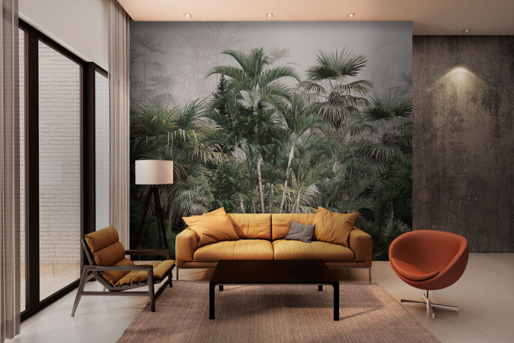 Group of palm trees Group of palm trees