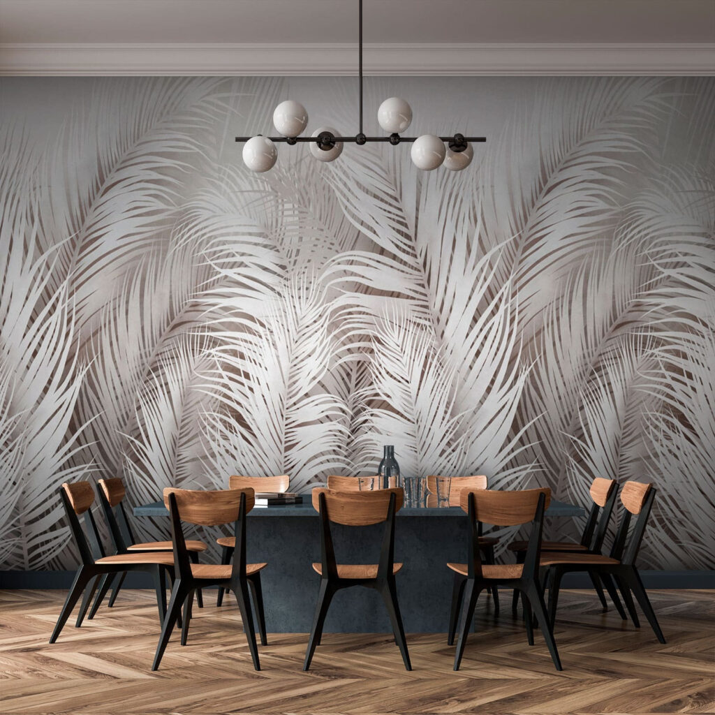 Group of white feathers