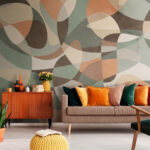 Fotótapéta Színes minta egy felületen