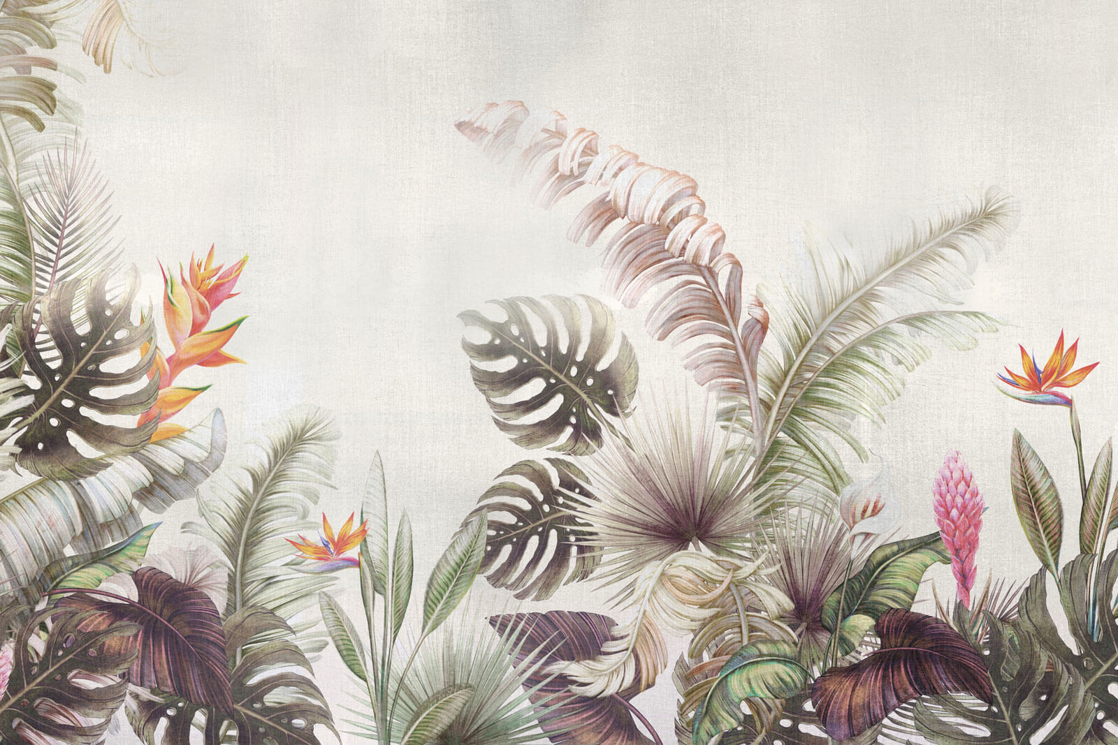 Élénk trópusi lombozat és virágok u73990p - Élénk trópusi lombozat és virágok - tegory