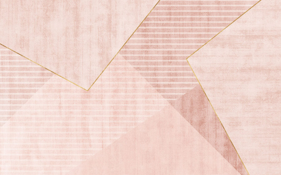 Fotótapéta Blush árnyalatok geometrikus harmóniában - Image 4