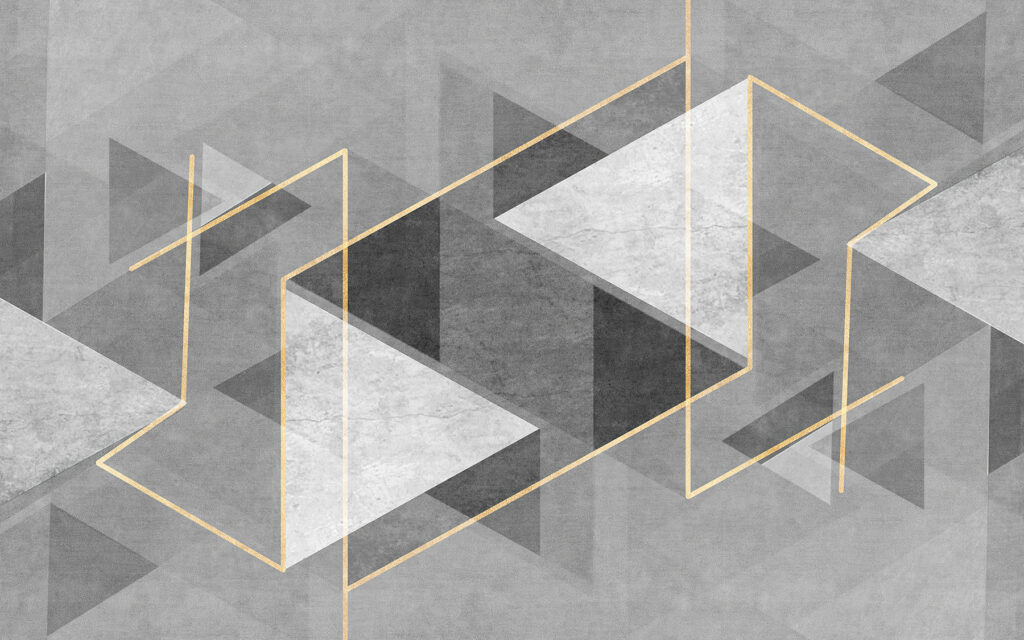 Szürke és fehér geometrikus design Szürke és fehér geometrikus design