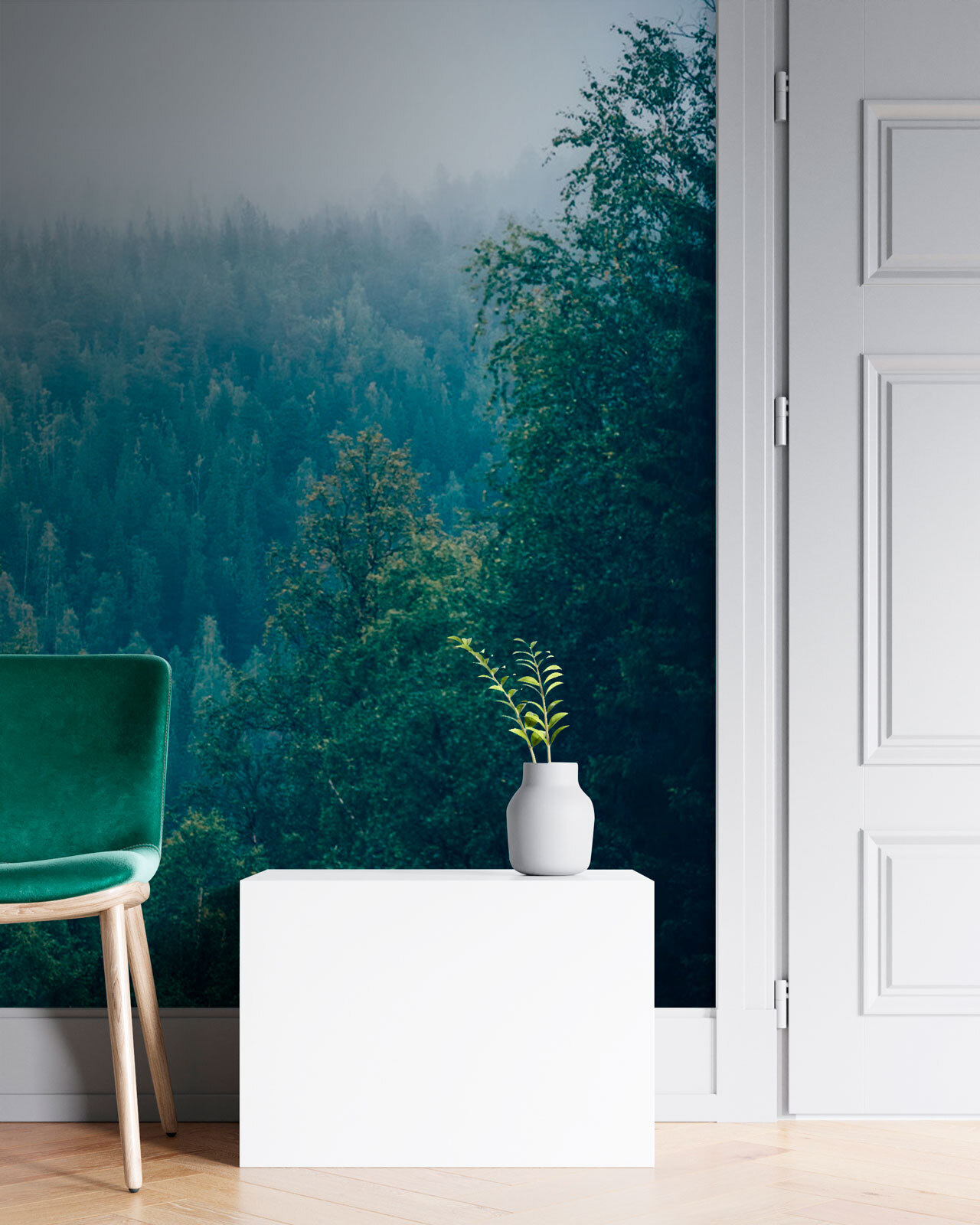 u74236pih1m - Fák erdeje köddel - tegory