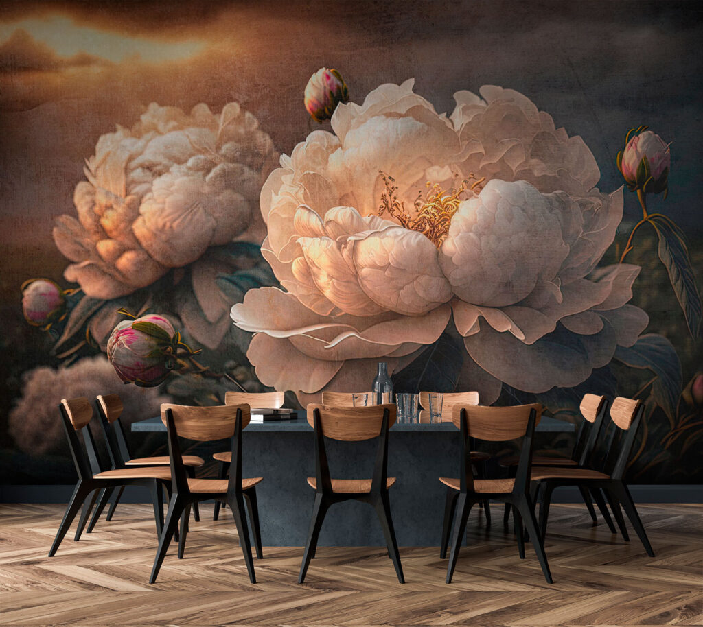 Elegant blooms in soft light