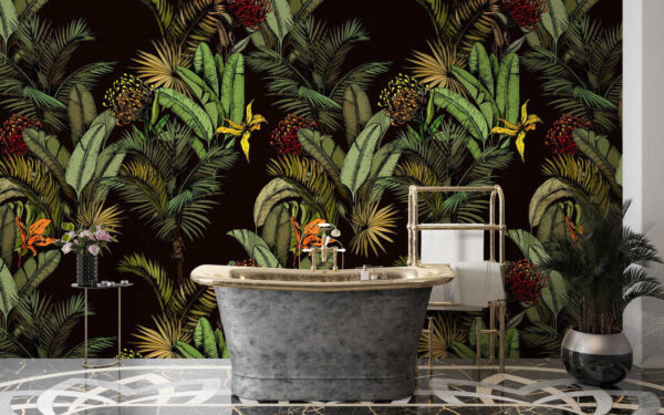 Fotótapéta Fotótapéta Trópusi növények mintája (Cikkszám: u79699)