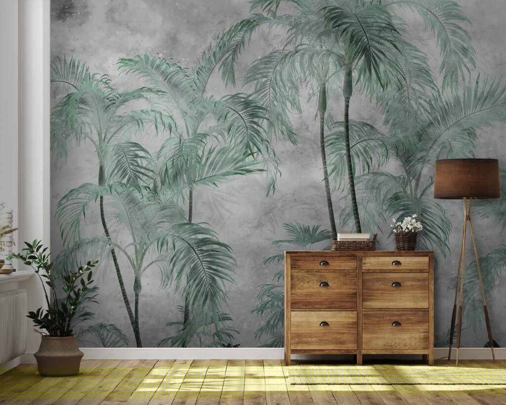 A group of palm trees