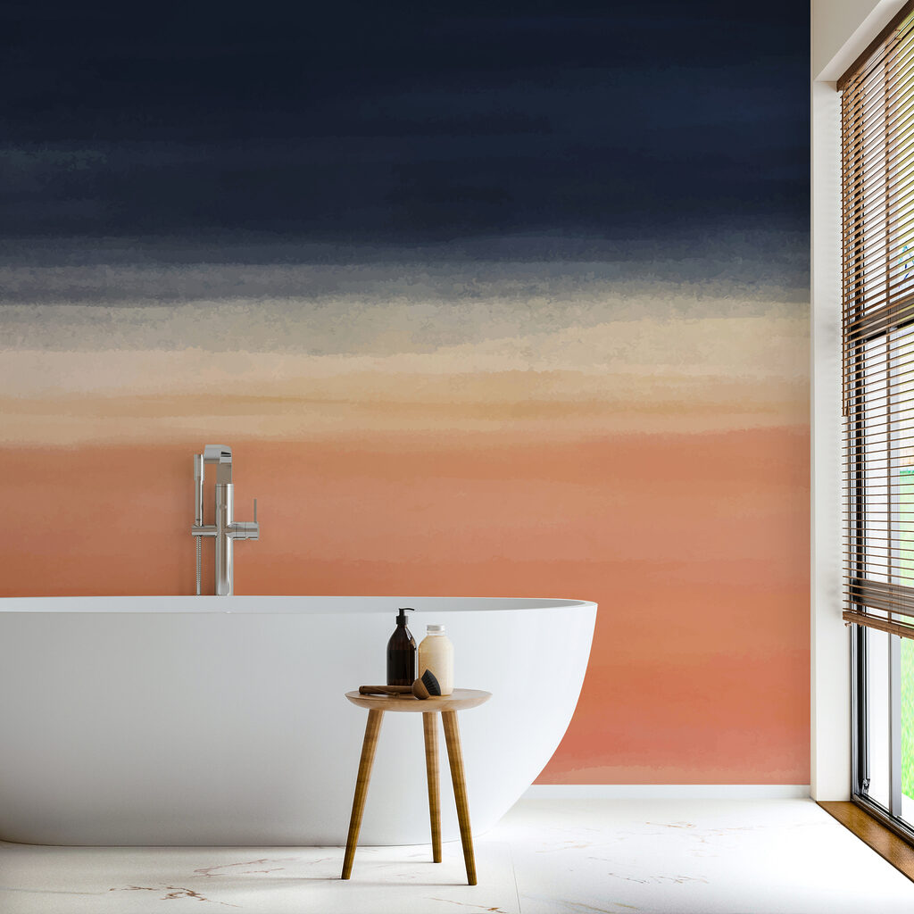 A blue and orange gradient A blue and orange gradient