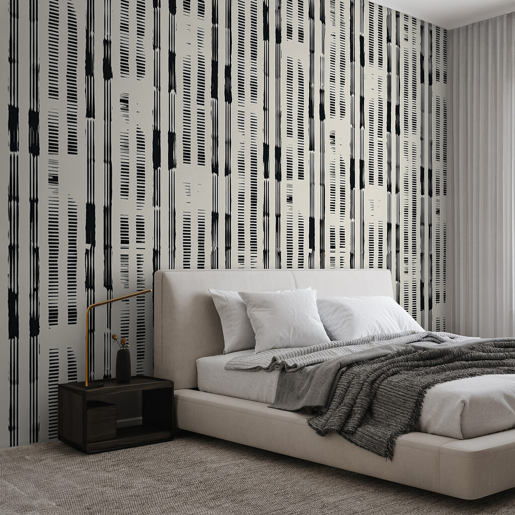 A black and white pattern