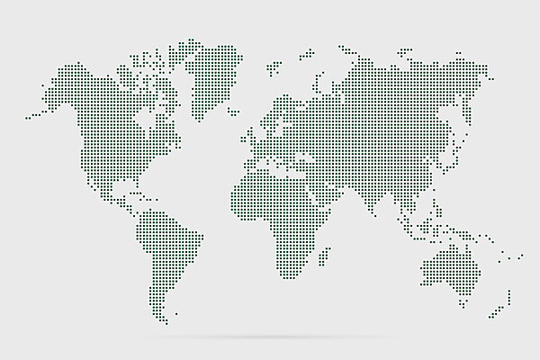 A map of the world