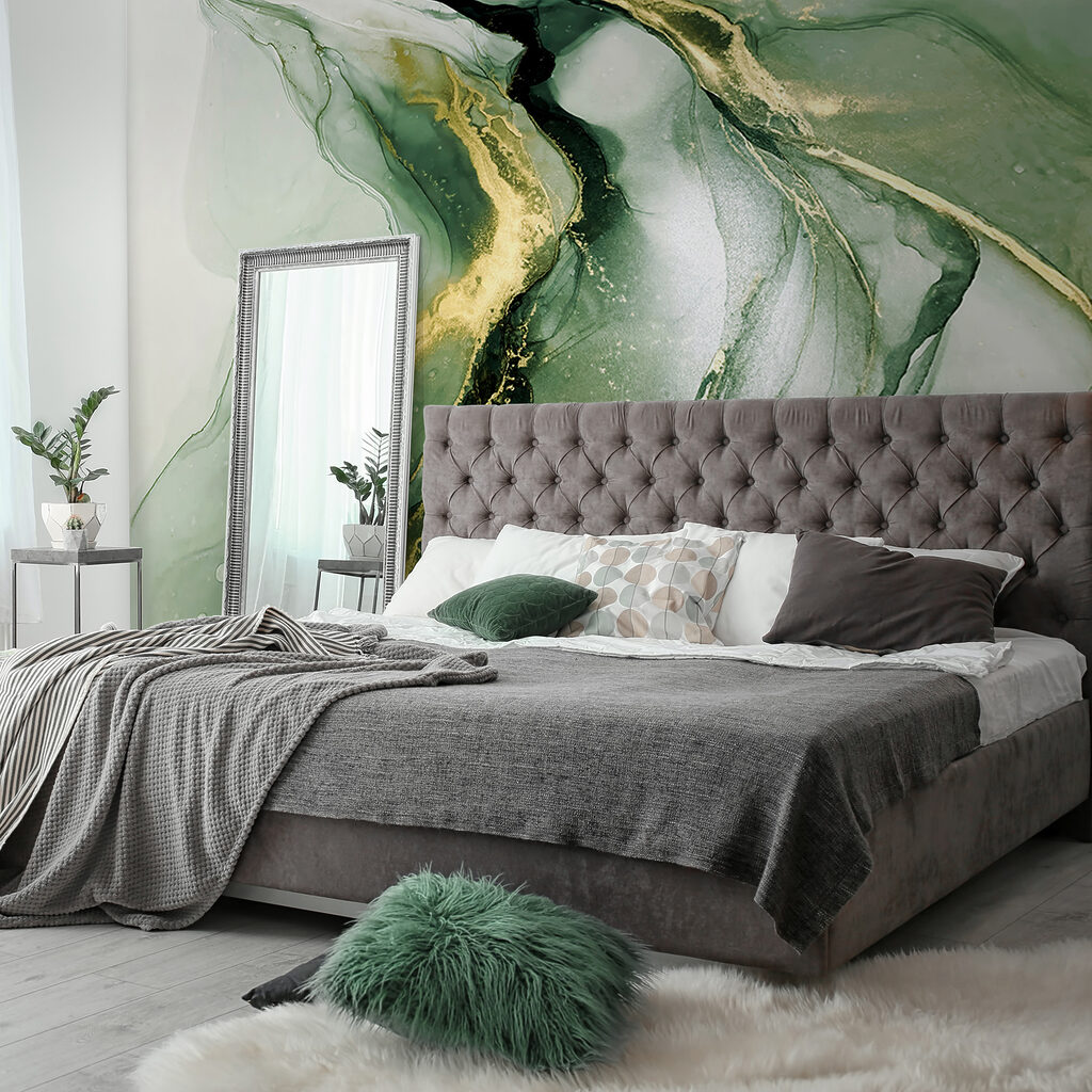 A close up of a painting A close up of a painting