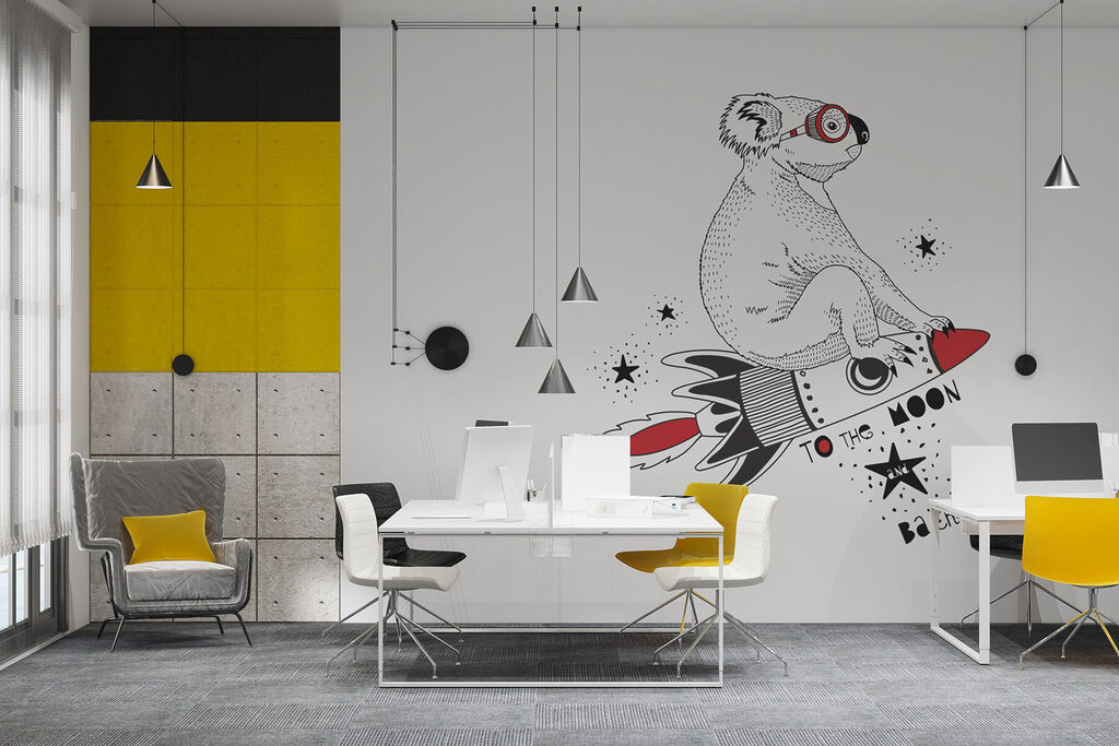 A koala on a rocket A koala on a rocket