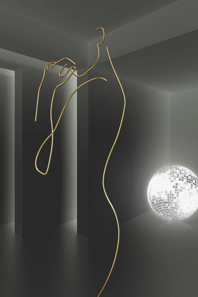 Elegant curves in a dark space Elegant curves in a dark space