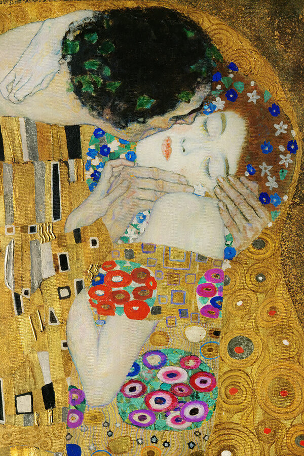 A painting of a man and woman A painting of a man and woman