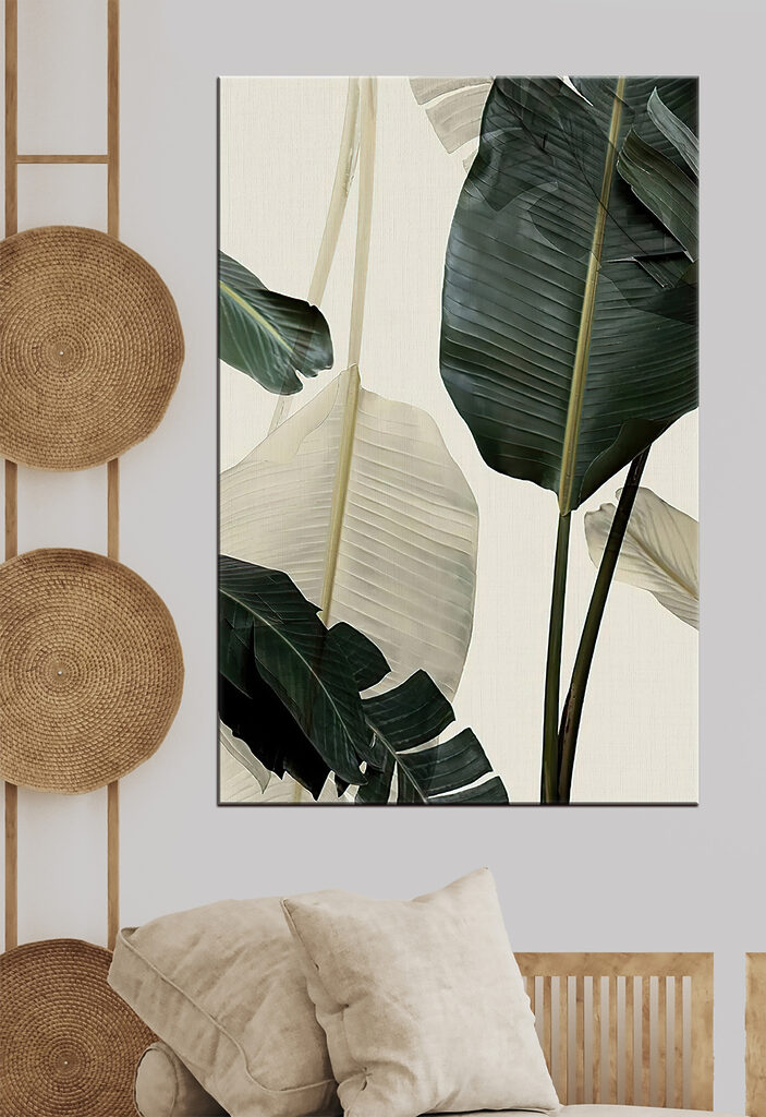 A close up of leaves