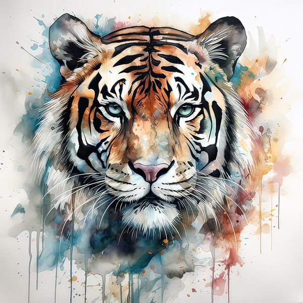 Egy tigris festménye Egy tigris festménye