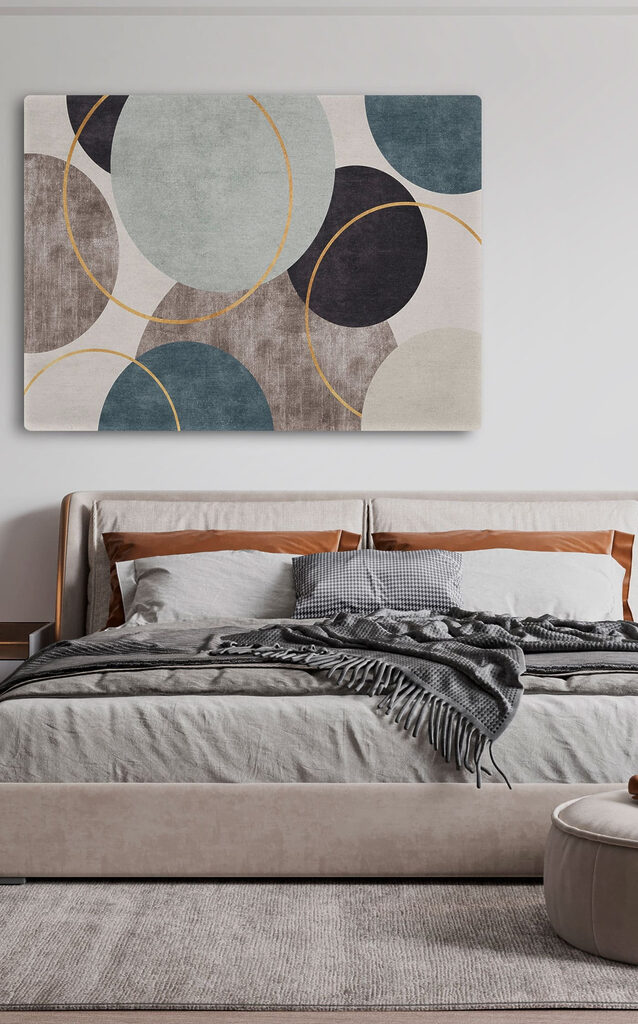 A close up of a pattern