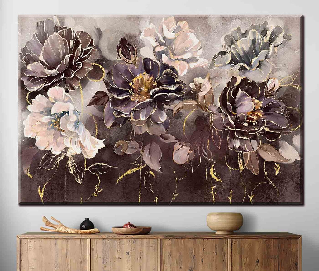 Elegant flowers in soft hues