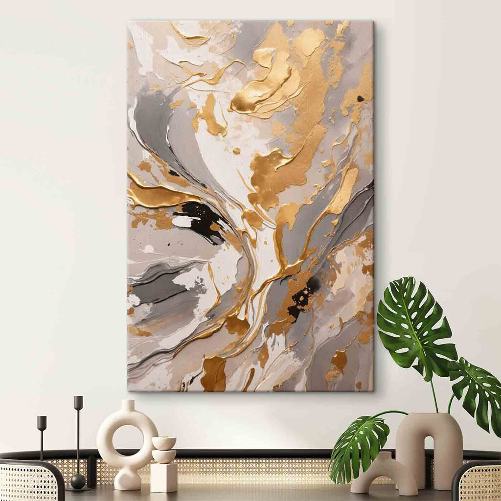 A close up of a painting A close up of a painting