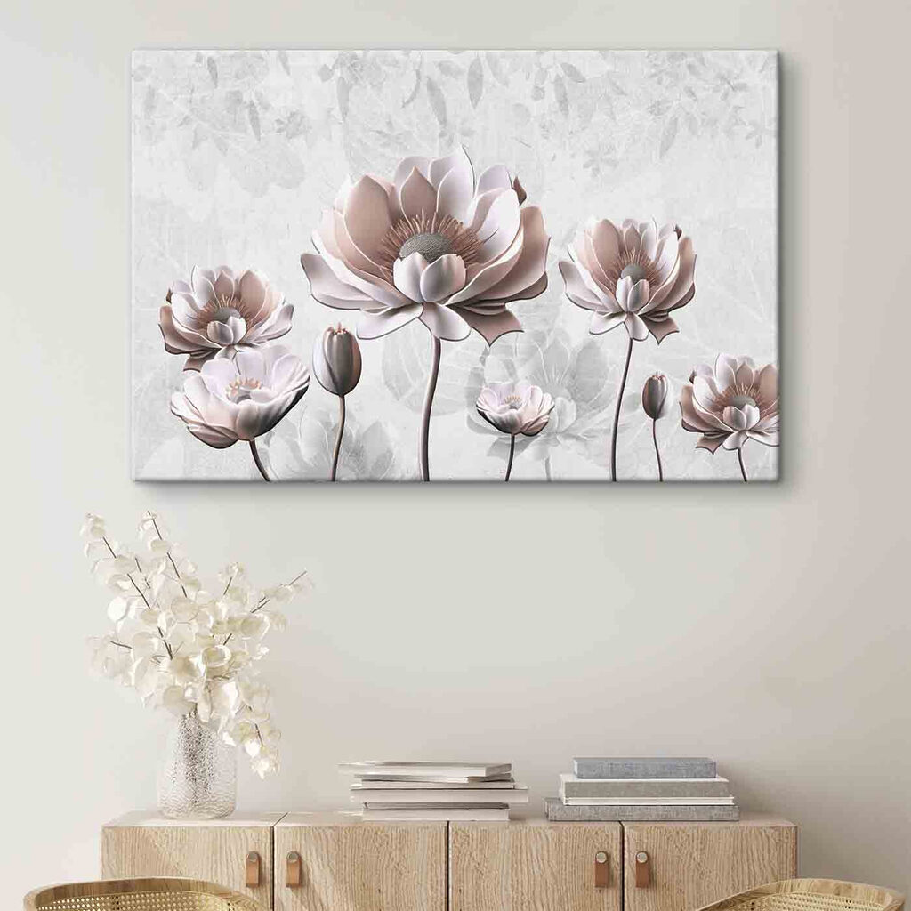 A group of white flowers