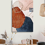 Fehér felhő az égen Vászonképek Közelkép egy festményről