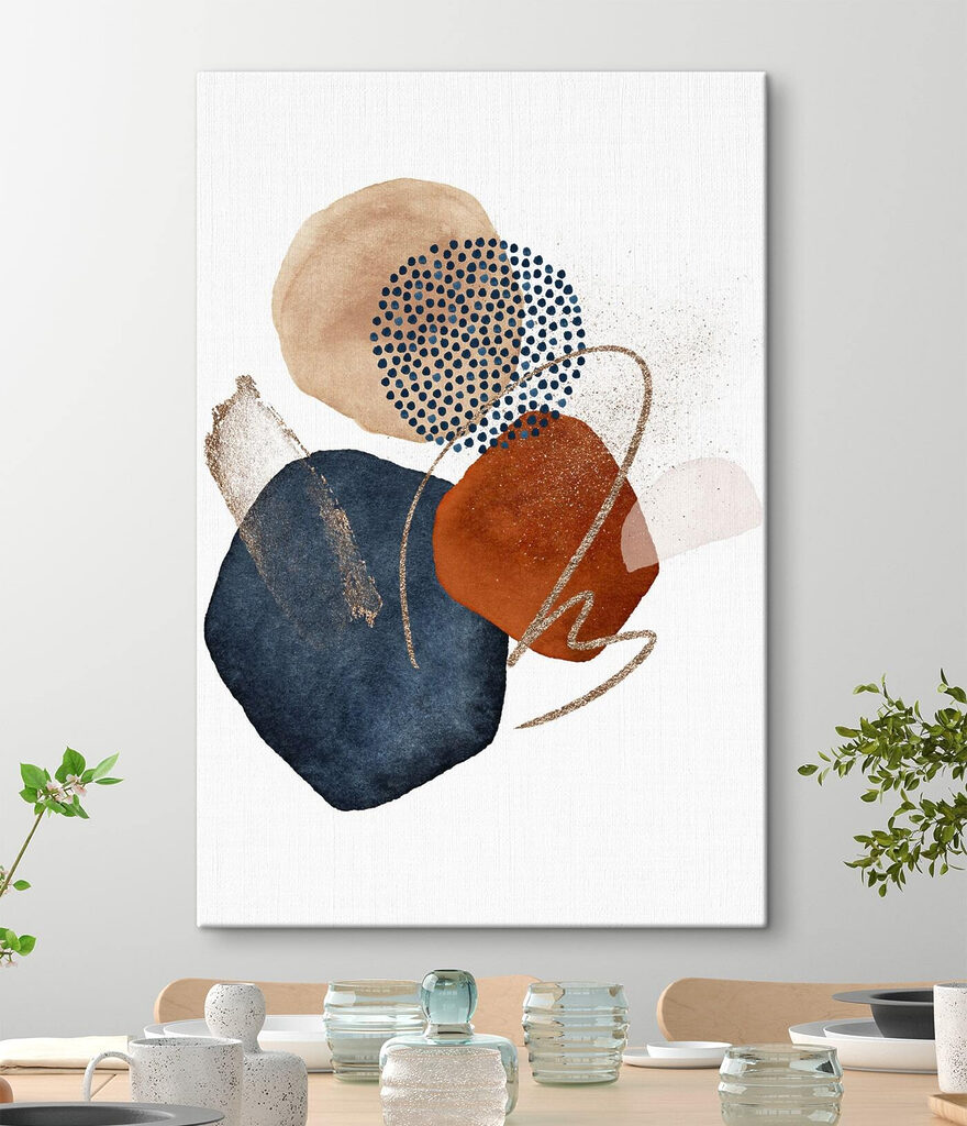 A group of colorful shapes