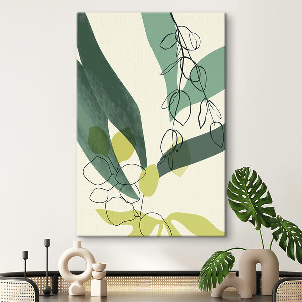 A drawing of a plant