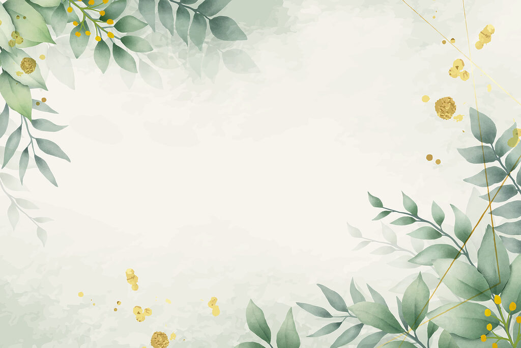 Elegant greenery with subtle hues