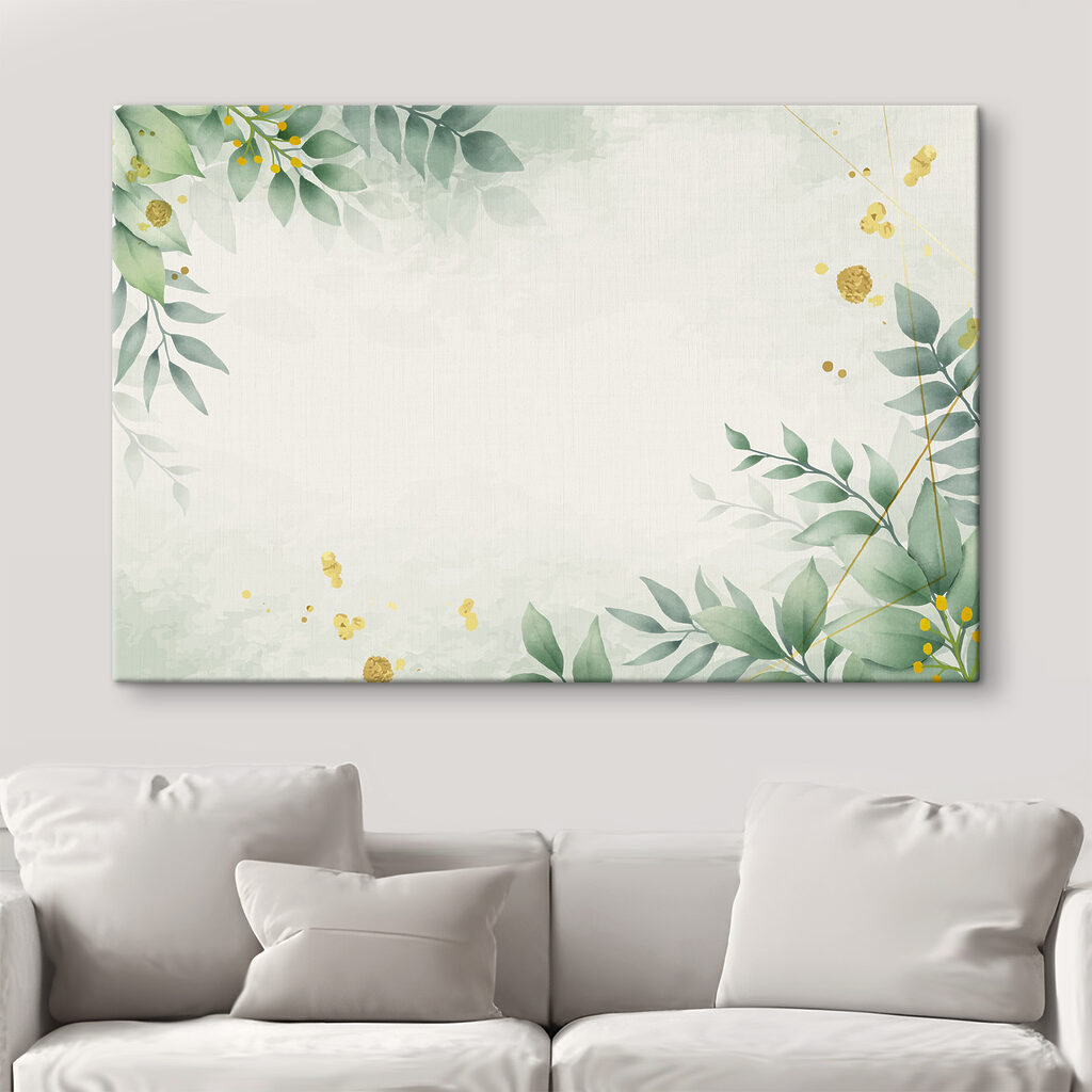 Elegant greenery with subtle hues