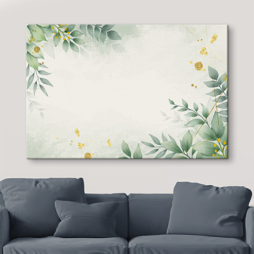 Elegant greenery with subtle hues