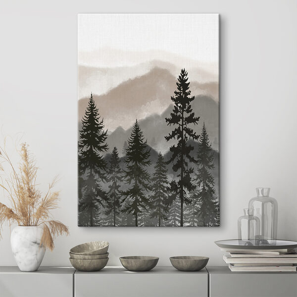 A group of trees in a forest