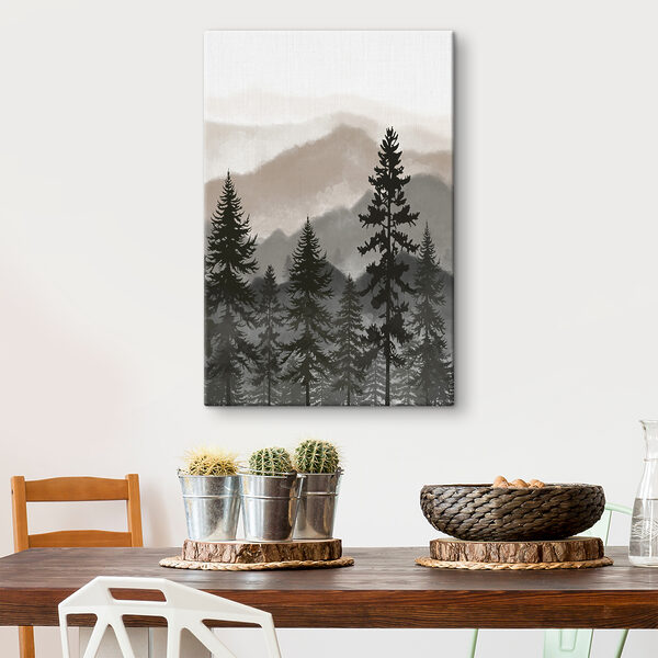 A group of trees in a forest