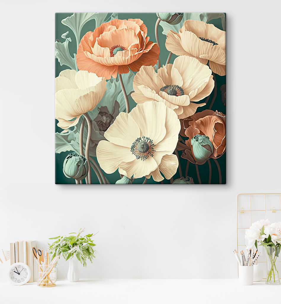 Delicate blooms in soft pastel hues Delicate blooms in soft pastel hues