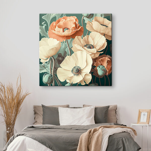 Delicate blooms in soft pastel hues Delicate blooms in soft pastel hues