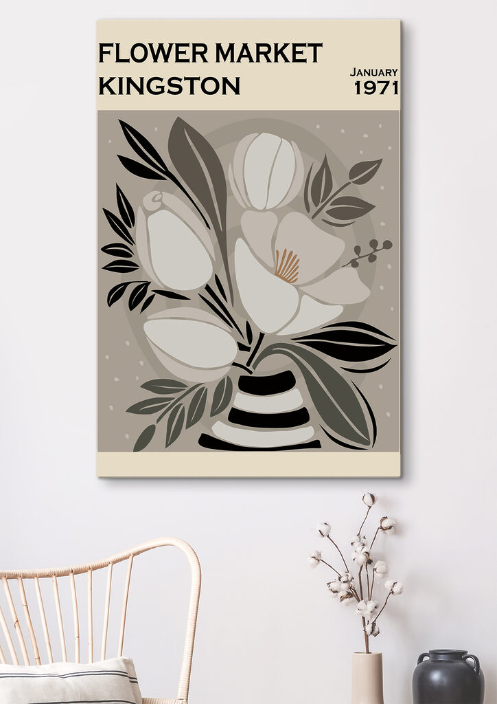 A white flowers with black leaves