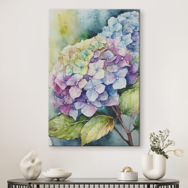 A watercolor of a flower A watercolor of a flower