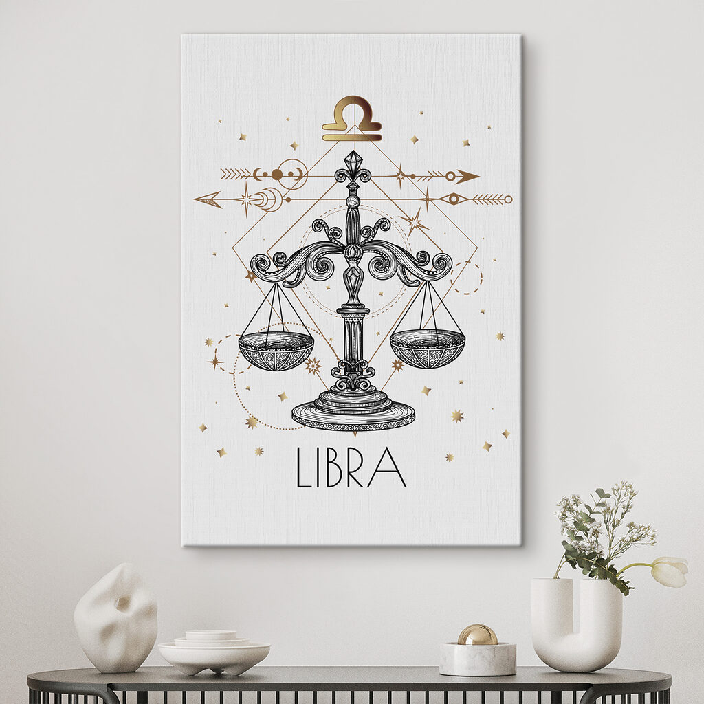A drawing of a libra zodiac sign A drawing of a libra zodiac sign