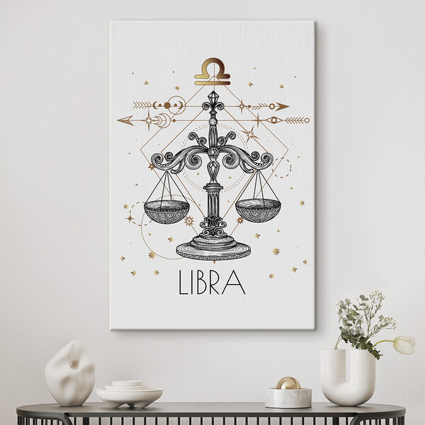 Egy rajz a libra csillagjegyről