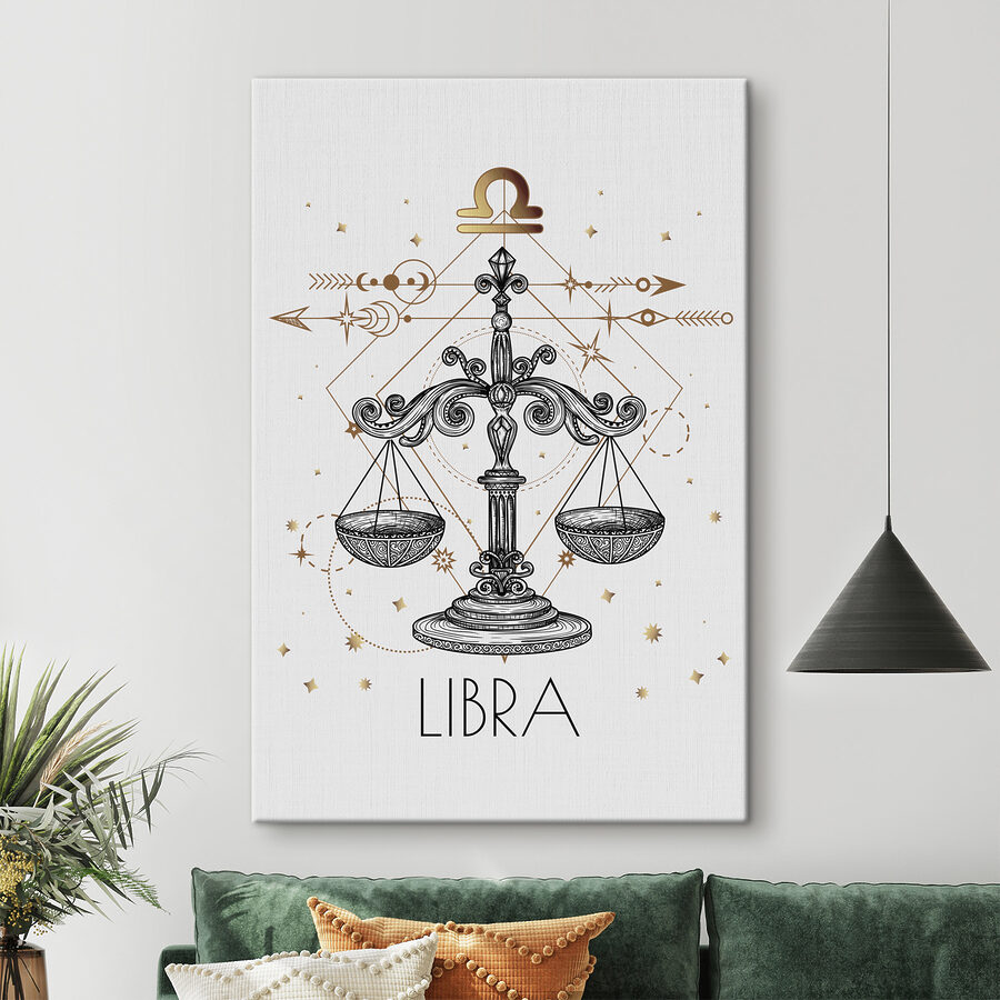 Egy rajz a libra csillagjegyről