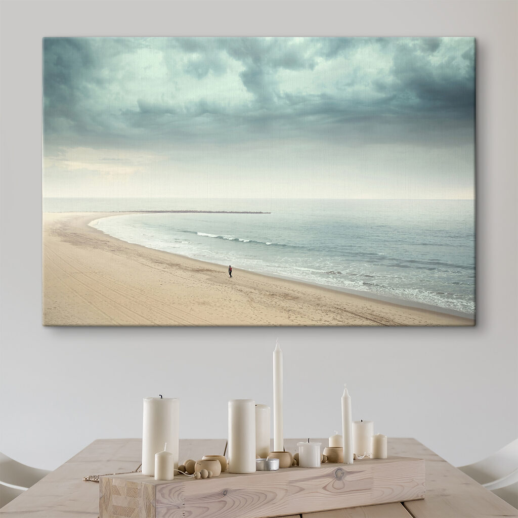 A person walking on a beach A person walking on a beach