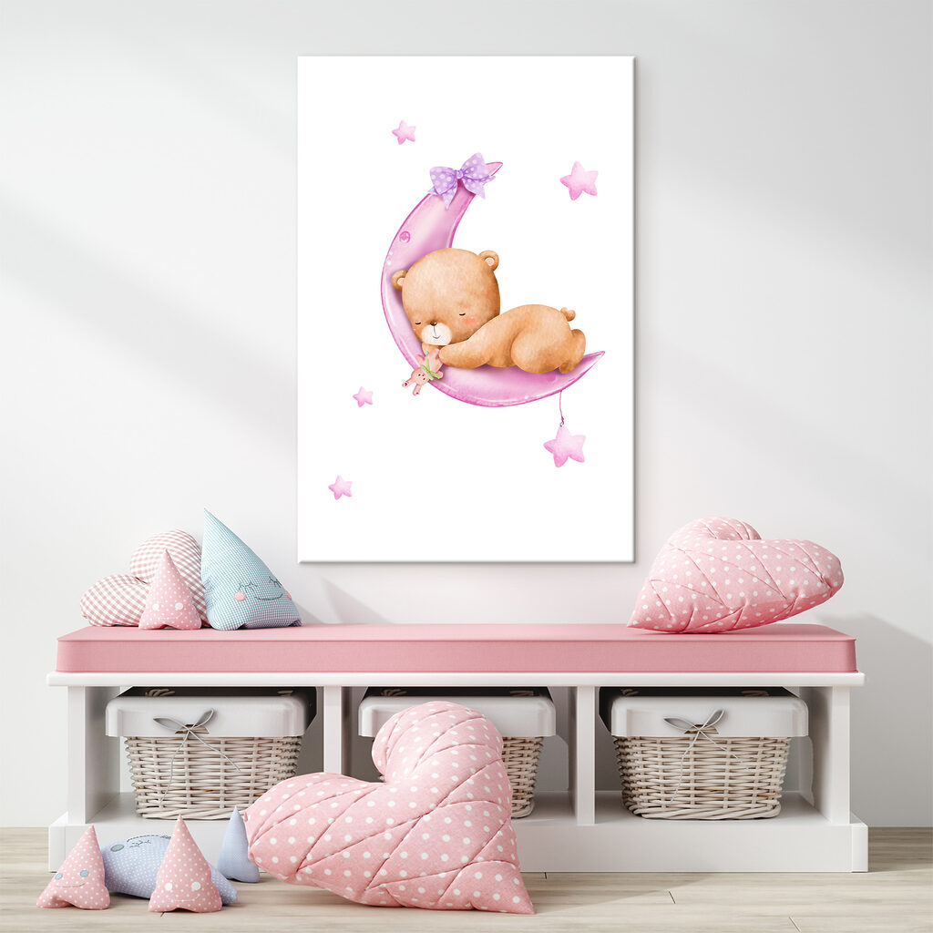 A teddy bear on the moon A teddy bear on the moon