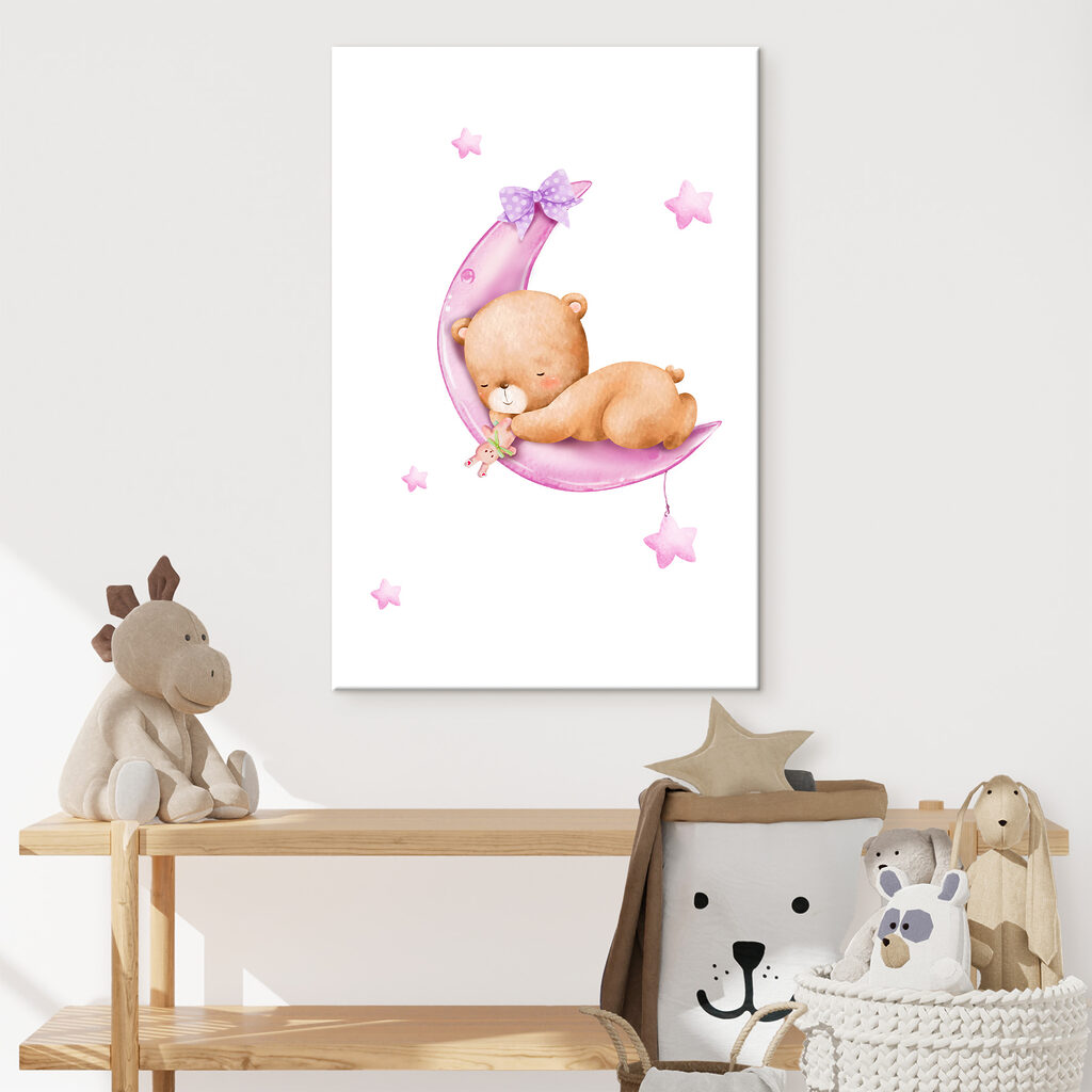 A teddy bear on the moon A teddy bear on the moon