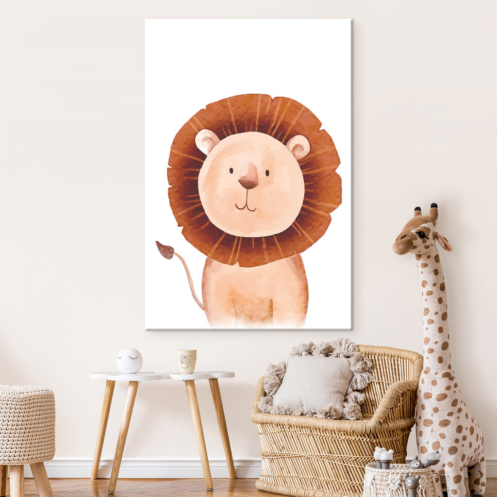 A lion with a large brown mane A lion with a large brown mane