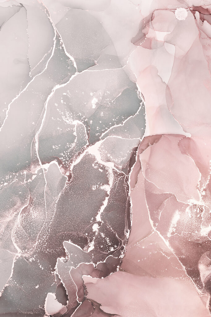 A close up of a painting