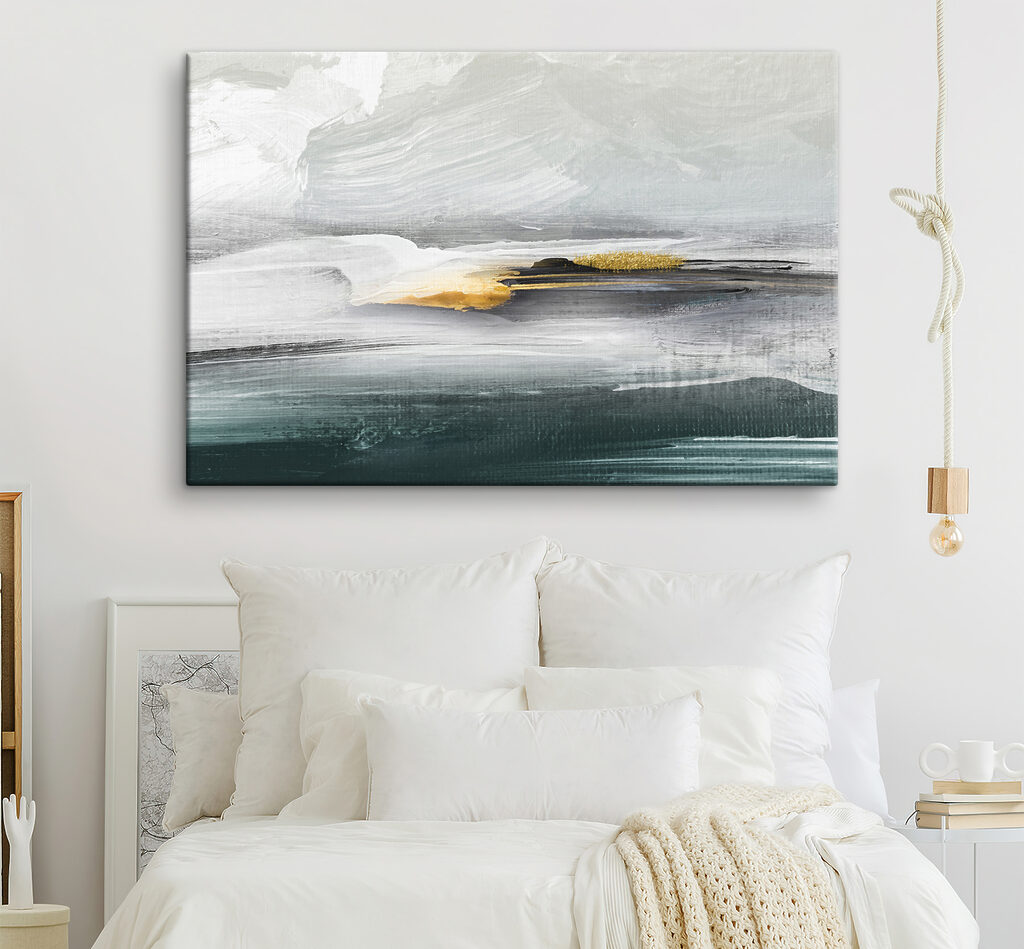 A painting of a landscape