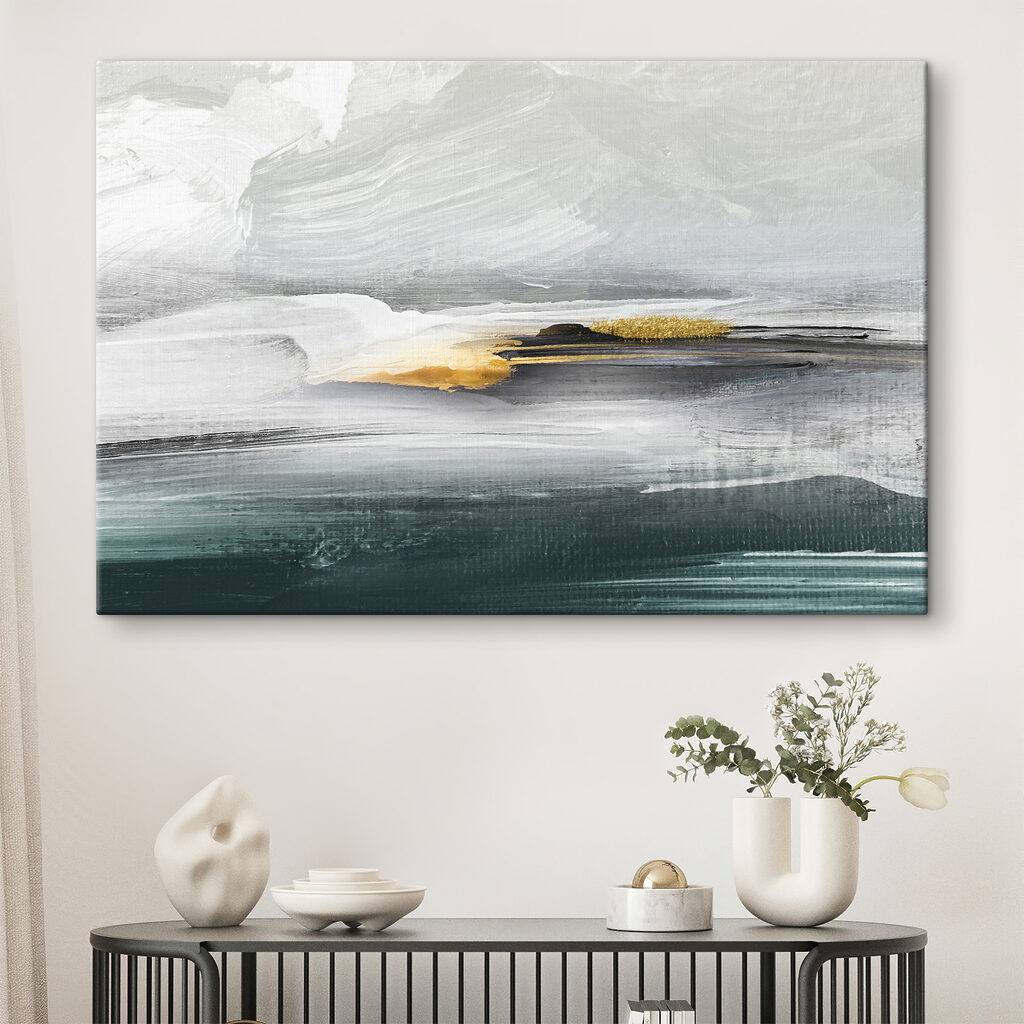 A painting of a landscape